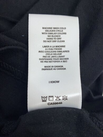 商品画像：Tシャツ/XL/コットン/BLK// 5