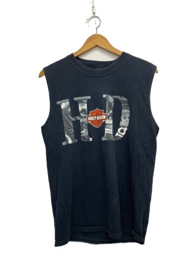 商品画像：タンクトップ/M/コットン/BLK/プリント 1