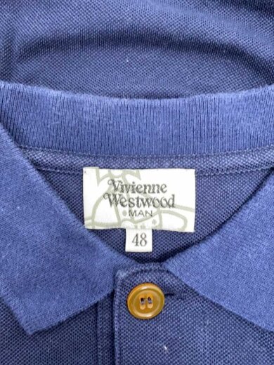 商品画像：ポロシャツ/48/コットン/NVY/無地/VW-J2-80980 3