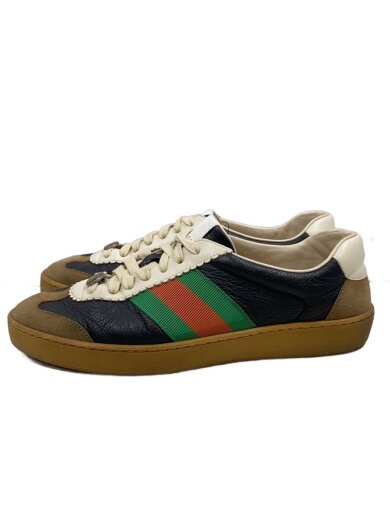 商品画像：ローカットスニーカー/US7/BLK/レザー/624486 1