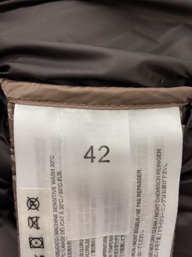 商品画像：ダウンジャケット/42/ナイロン/BRW/無地 4