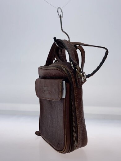 商品画像：ショルダーバッグ/レザー/BRW/無地 2