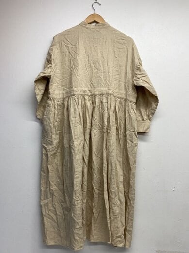 商品画像：長袖ワンピース/--/コットン/BEG 2