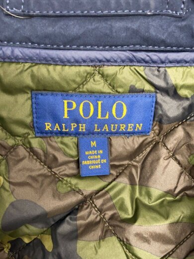 画像：POLO RALPH LAURENステンカラーコート/M/ポリエステル/NVY3