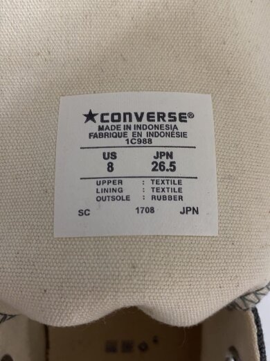 商品画像：ハイカットスニーカー/26.5cm/GRY/キャンバス/1C988 5