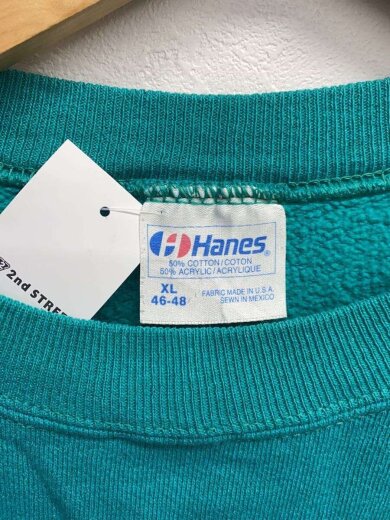 商品画像：スウェット/XL/コットン/GRN/無地 3