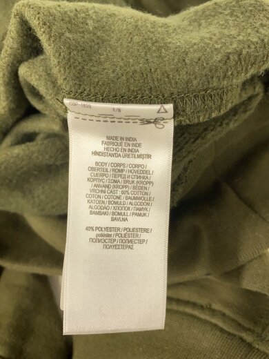 商品画像：パーカー/M/コットン/KHK/無地 4