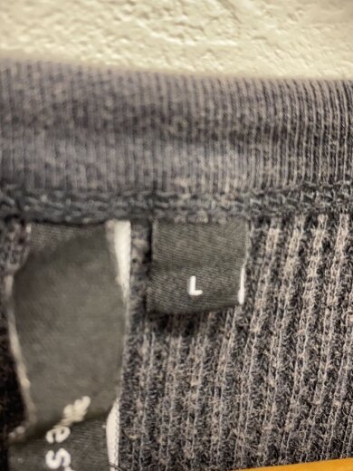 商品画像：長袖Tシャツ/L/コットン/GRY/ES2260 4