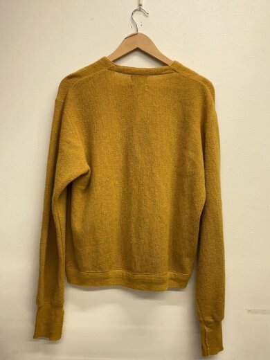 商品画像：カーディガン(薄手)/L/アクリル/YLW/無地 2