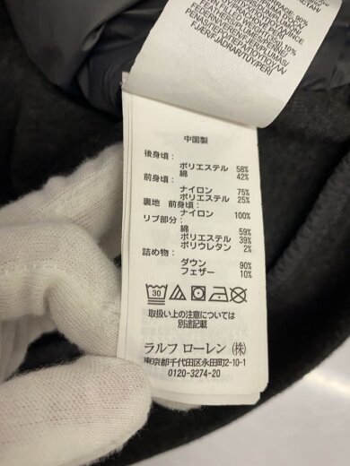 商品画像：ダウンベスト/--/ポリエステル/GRY/無地 4