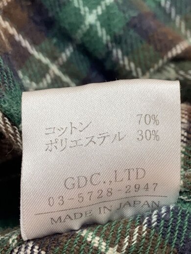 商品画像：チェスターコート/S/コットン/GRN/チェック 4