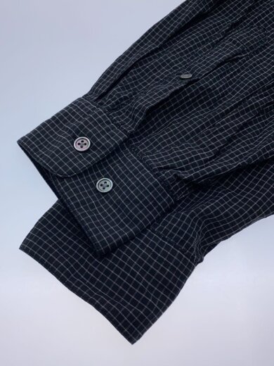 画像：Steven Alan長袖シャツ/M/コットン/BLK/チェック/8111-699-1113//6