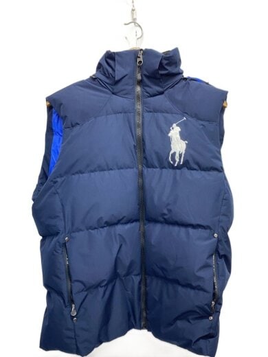 商品画像：ビックポニー/ダウンベスト/L/ポリエステル/NVY/無地 1
