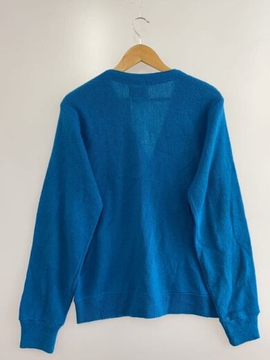 商品画像：カーディガン(薄手)/--/アクリル/BLU/無地 2