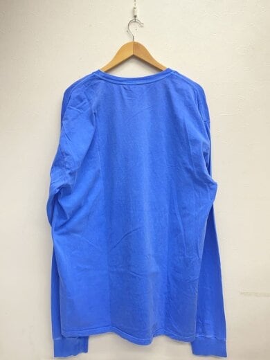 商品画像：長袖Tシャツ/XL/コットン/BLU/無地 2