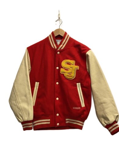 商品画像：スタジャン/S/ウール/RED 1