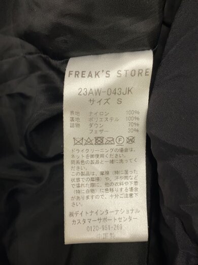 商品画像：ダウンジャケット/S/ナイロン/BLK/無地/23AW-043JK// 4