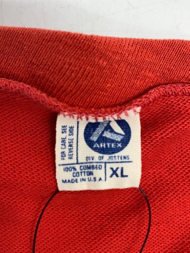 商品画像：長袖Tシャツ/XL/コットン/RED/プリント// 3