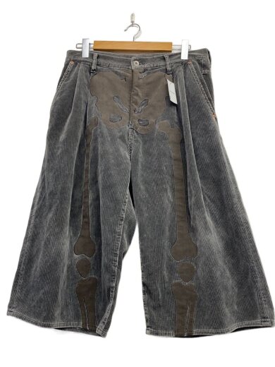 商品画像：BONE APPLIQUE CORDUROY CROPPED PANTS/クロップドパンツ/M/コーデュロイ 1