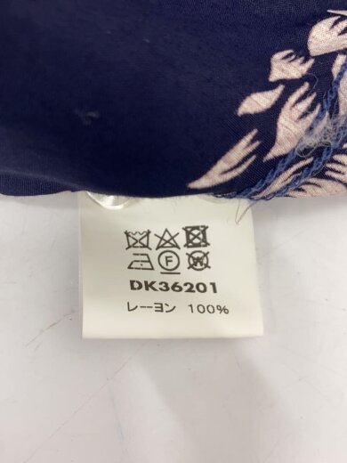 商品画像：アロハシャツ/XL/レーヨン/NVY/総柄/dikes pineappele 4