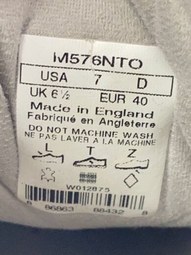 商品画像：ニューバランス/M576/40/CML/牛革 5