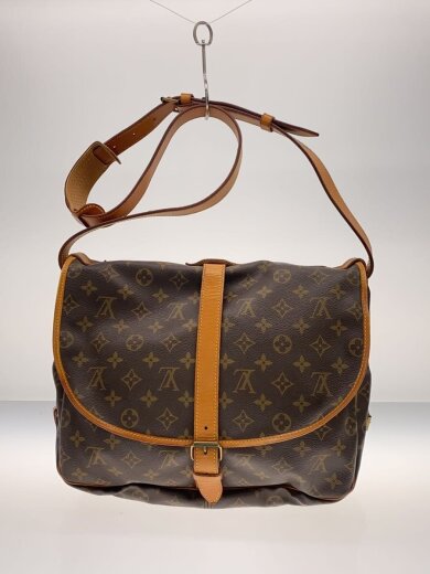 商品画像：1)ソミュール35_モノグラム・キャンバス/レザー/BRW/総柄 3