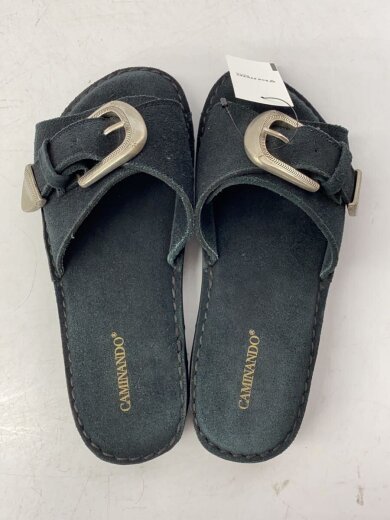 商品画像：サンダル/--/BLK/スウェード 3