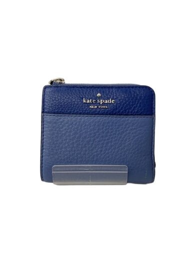 商品画像：2つ折り財布/PVC/BLU/レディース 1