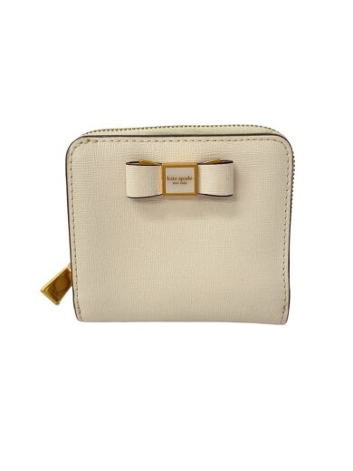 商品画像：2つ折り財布/レザー/BEG/レディース 1