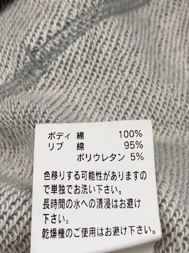商品画像：スウェット/M/コットン/GRY 4
