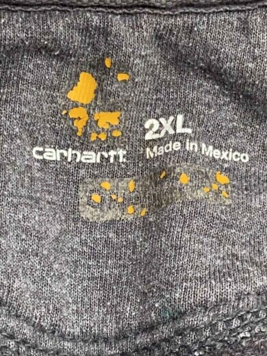 商品画像：ジップパーカー/XXL/ポリエステル/GRY 4