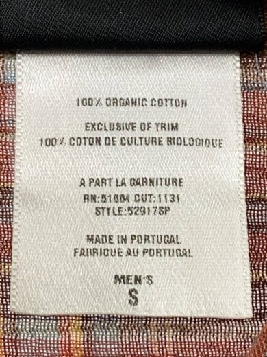 商品画像：半袖シャツ/S/コットン/00s/ポルトガル製/シアサッカー生地 4