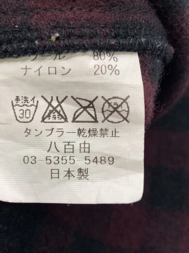 商品画像：長袖シャツ/M/ウール/RED/チェック// 4