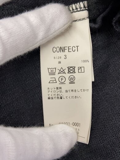 商品画像：長袖シャツ/3/リネン/GRY/02231-0001// 4