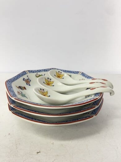 商品画像：唐子/八角皿/3点セット// 4
