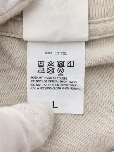 商品画像：長袖Tシャツ/L/コットン/BEG// 4