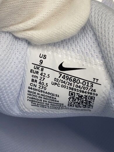 商品画像：AIRMAX INVIGOR/ローカットスニーカー/27cm/WHT/749680-013// 7