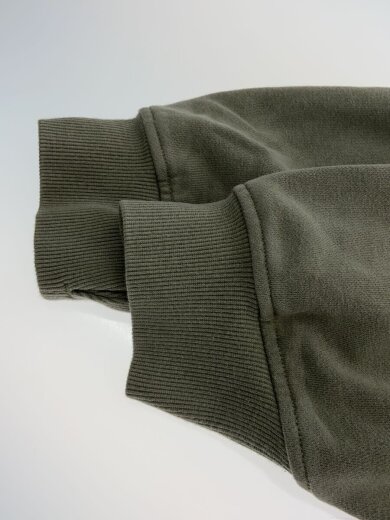 画像：SUPPLIERジップパーカー/XL/コットン/KHK5