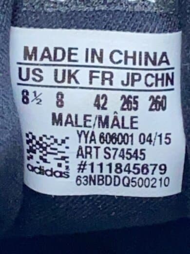 商品画像：ローカットスニーカー_S74545/26.5cm/BLK 5