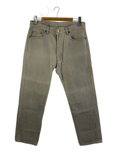 商品画像：80s/先染めグレーデニム/ストレートパンツ/36/コットン/GRY/無地/501　0657 1