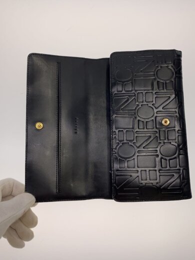 商品画像：長財布/レザー/BLK/総柄/メンズ 4