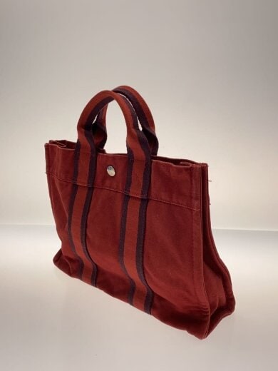 商品画像：ハンドバッグ/キャンバス/RED 2