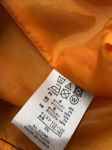 商品画像：フライトジャケット/XXL/コットン/BLK 4