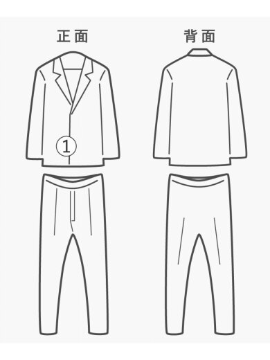 商品画像：セットアップ/A6/ウール/BLK/IM89S025A 7