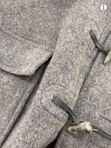 商品画像：コート/48/ウール/GRY/無地/C-TK 83/イングランド製/汚れ有 6