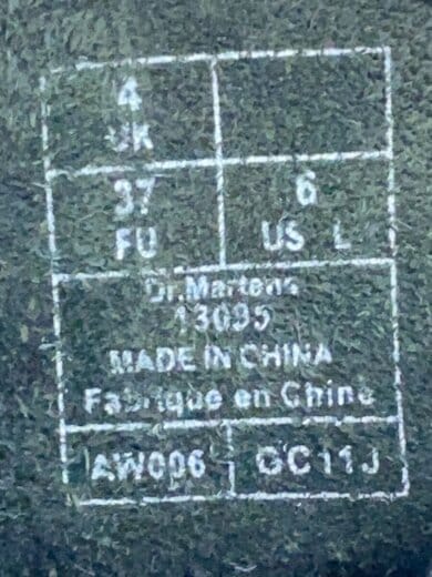 商品画像：レースアップブーツ/UK4/KHK/レザー/13095 5