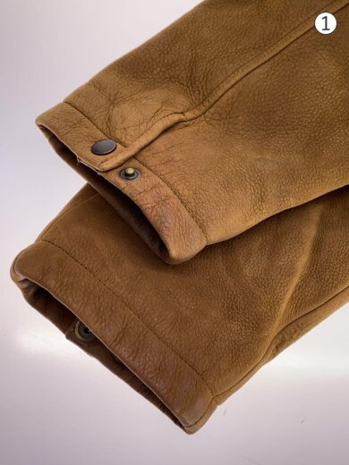 商品画像：レザージャケット・ブルゾン/L/レザー/BRW 6