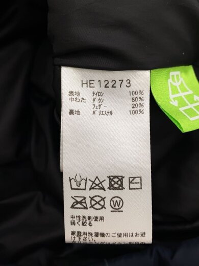 商品画像：FILLY DOWN JACKETダウンジャケット/M/ナイロン/BLK/HE12273 4