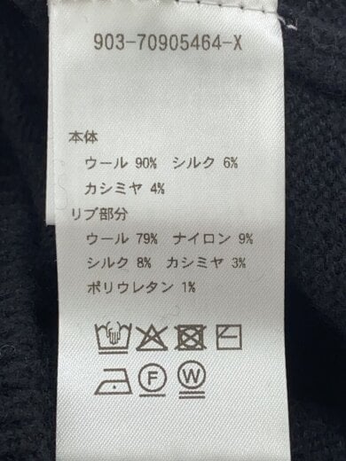 商品画像：ニット・セーター(厚手)/--/ウール/BLK/903-70905464-X 4