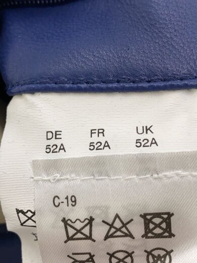 商品画像：レザージャケット・ブルゾン/52/羊革/BLU 4